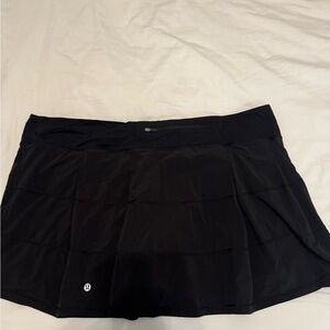 lululemon athletica Black Pleated Mini Skirt